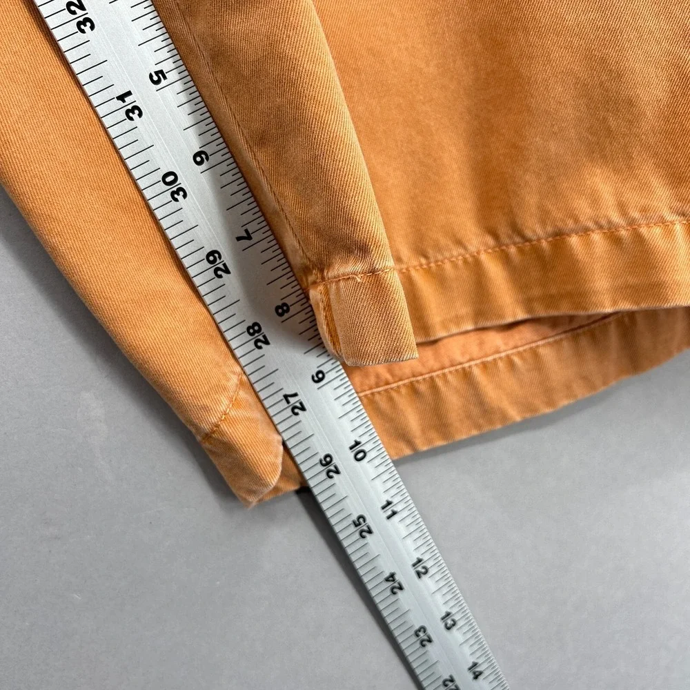 Peter Millar Shorts Mens 38 Chino‎ Orange Pima Preppy Scotland UK Flags 9